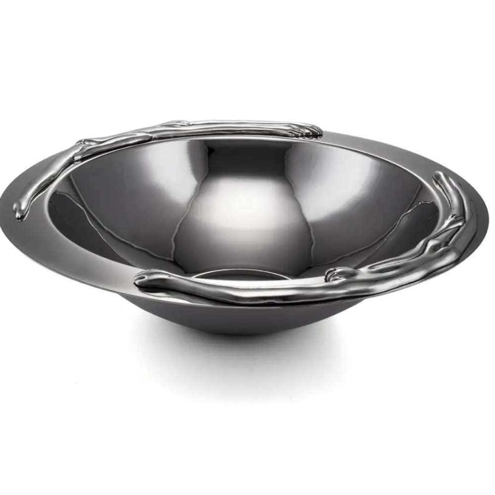 Carrol Boyes Silver Conversation Fruit Bowl